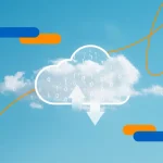 Nube digital con transferencia de datos representando el gestor de certificados digitales