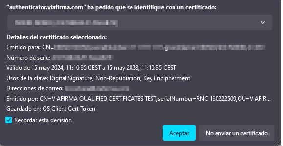 Segundo paso para renovar el certificado digital en República Dominicana