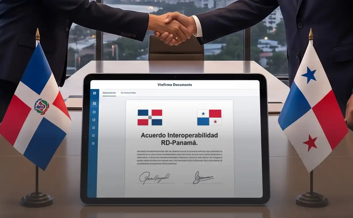Indotel y la Dirección Nacional de Firma Electrónica del Registro Público de Panamá firman un acuerdo de confianza digital entre República Dominicana y Panamá